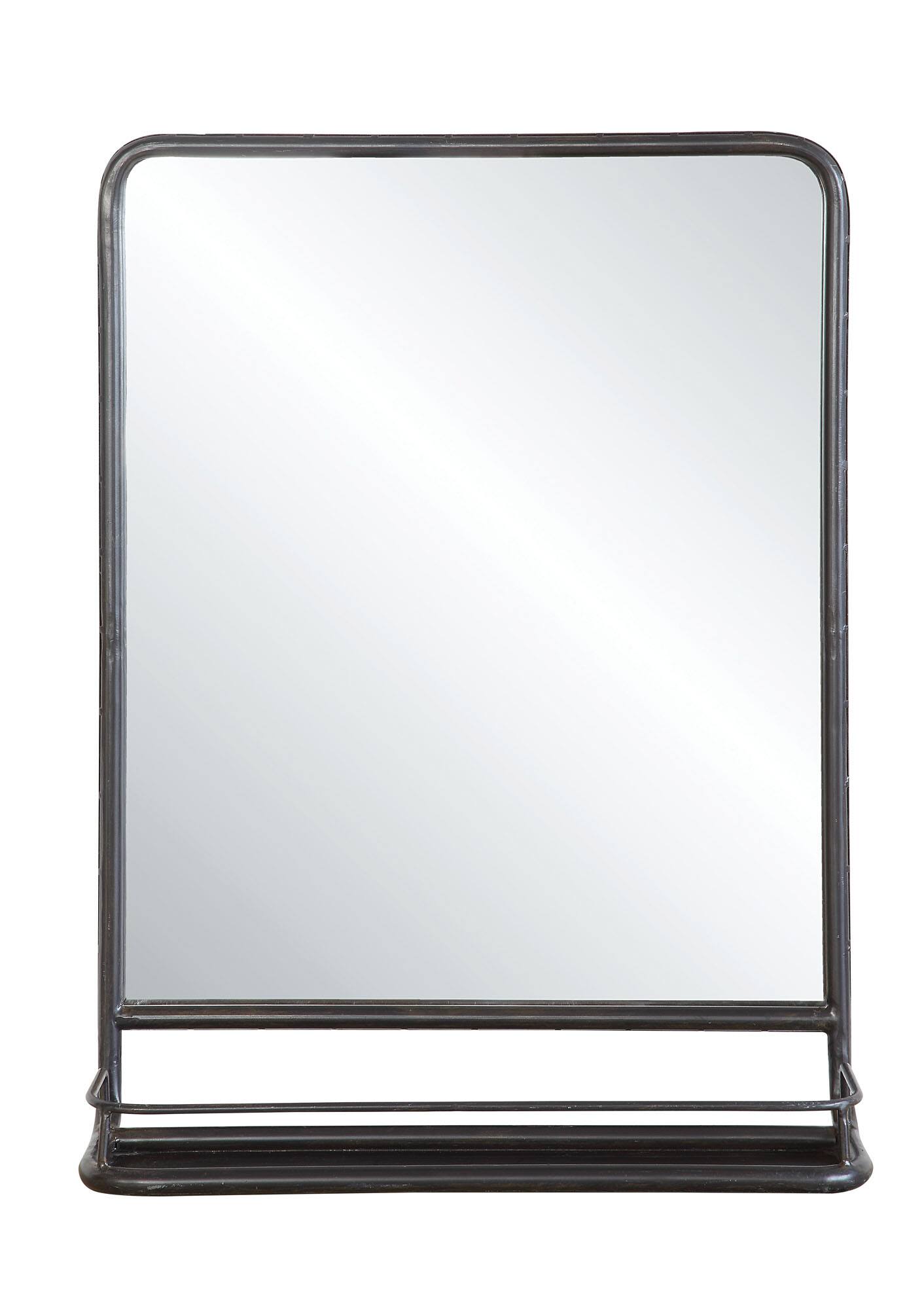 Hello Honey® 27.5" Framed Mirror with Shelf